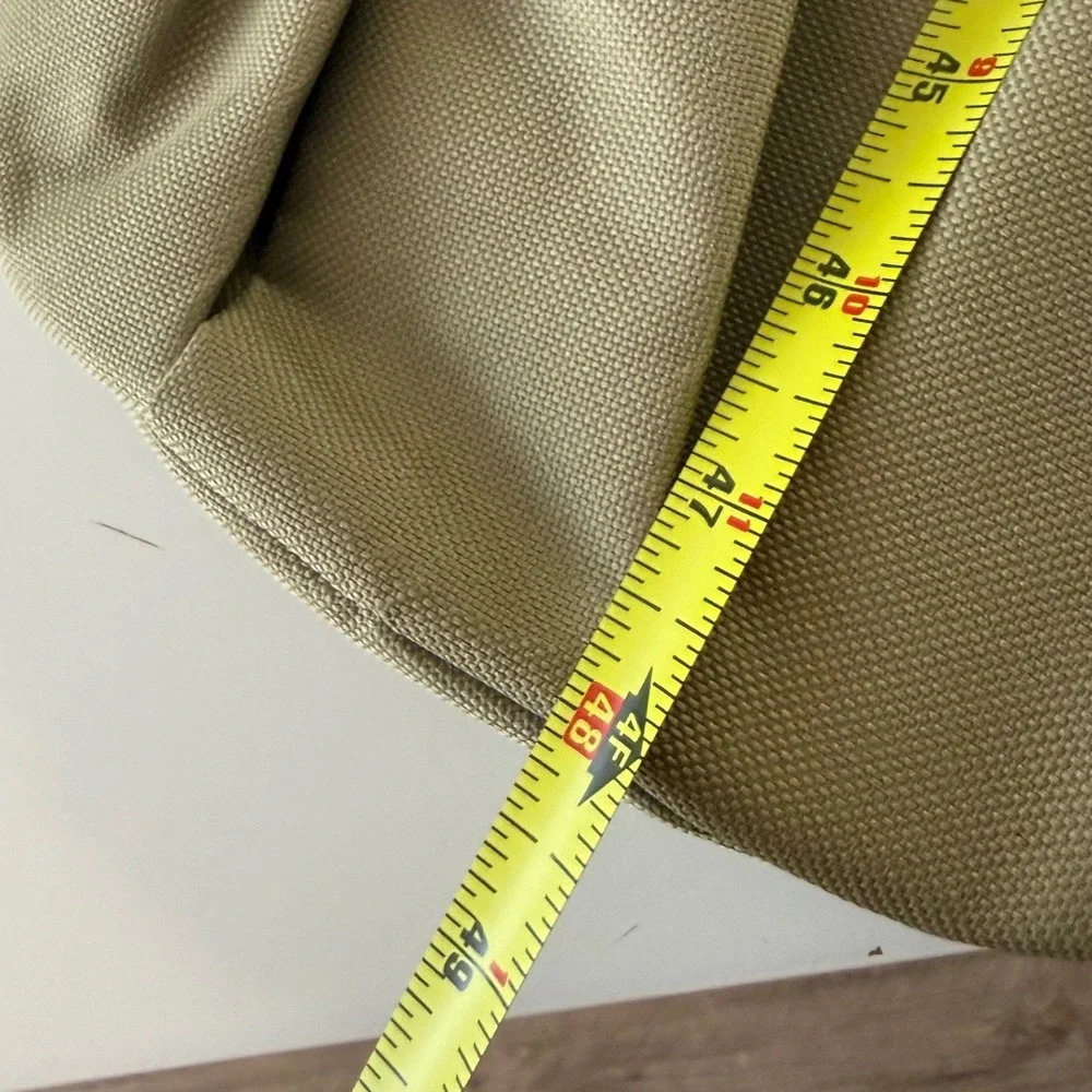 Travel Fishing Pole Bag Organizer Case Khaki Black Lightweight Pockets Fast Ship
